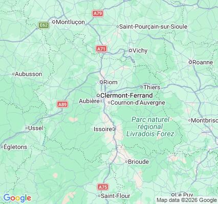 Carte des praticiens à Cournon-d'Auvergne