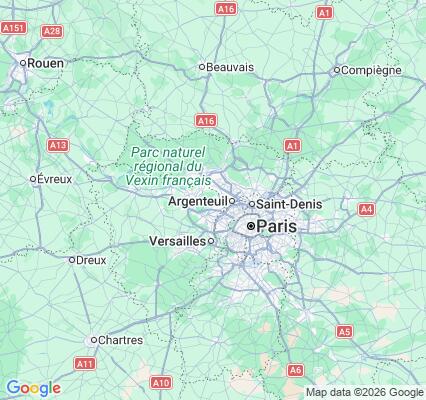 Carte des praticiens à Maisons-Laffitte