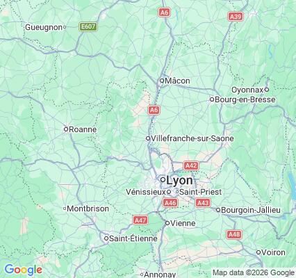 Carte des praticiens à Villefranche-sur-Saône